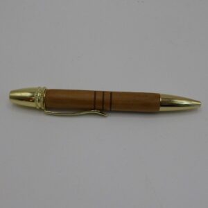 Stylo bille collection "Boss". Stylo artisanal rechargeable en bois tourné